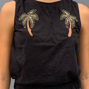 Palm tree blouse